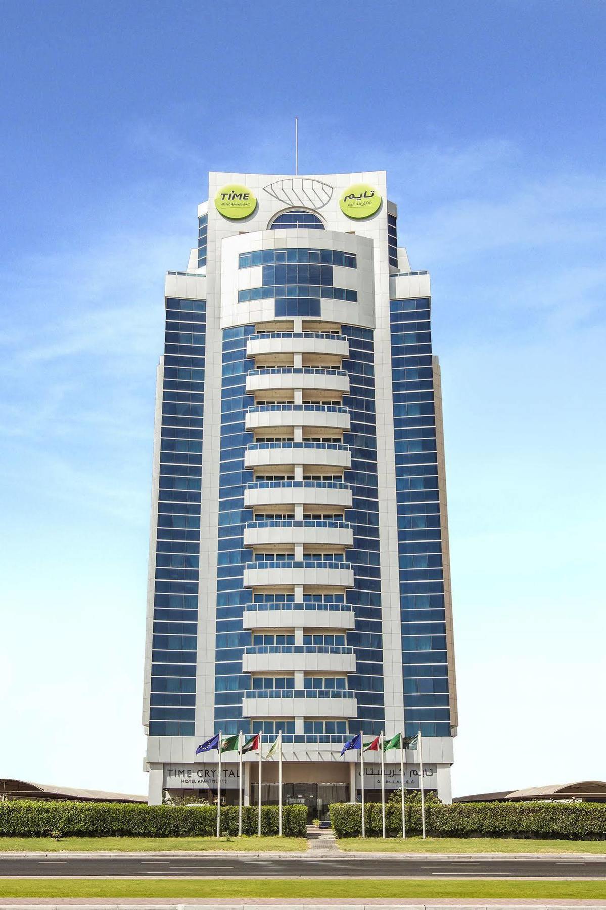 Time Crystal Hotel Apartment Dubai Exteriör bild